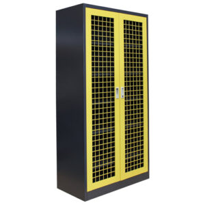 Lockable Mesh Door Cabinet